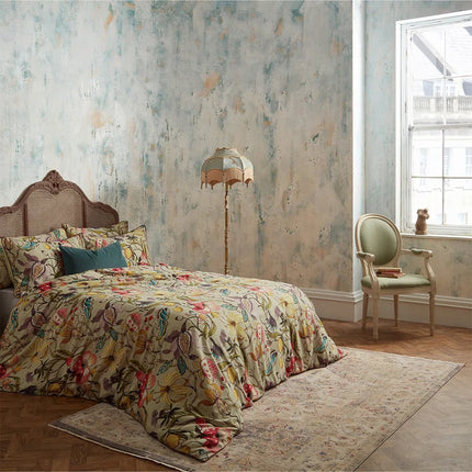 Cotton Floral Duvet Cover Set with Pillowcases