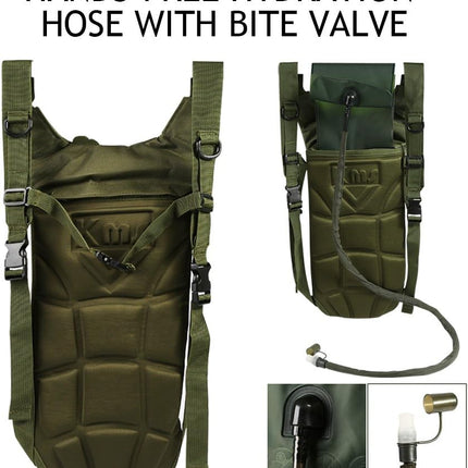 Hydration Backpack,  Water Backpack with 3L Water Bladder, Cycling Backpack for Outdoor Running Climbing Hiking Cycling Camping Bag