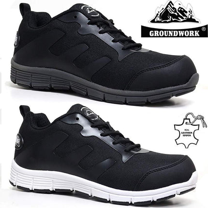 Mens Lightweight Safety Steel Toe Cap Work Ankle Hiking Boots Trainers Shoes Siz