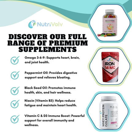 Nutrivolv Fadogia Agrestis 13,000Mg | 60 Capsules | Super Strength 20:1 Extract