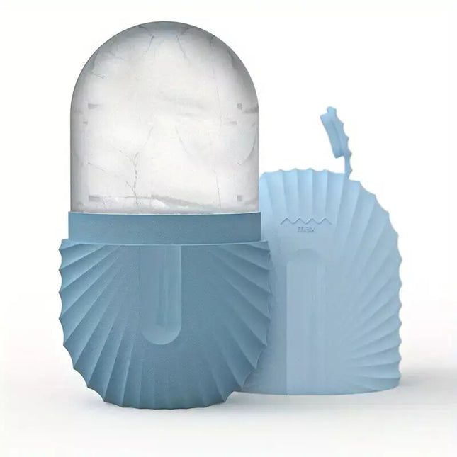 Ice Cube Silicone Massager-Face Ice Roller Mold-Reusable Facial Care Beauty Tool