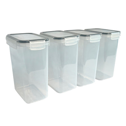 NEW! 14Pc Airtight Reusable Plastic Kitchen Food Storage Container Organiser Set