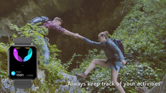 Smart Watch Women Ladies Fitness Tracker Blood Pressure Heart Rate Sport Watch