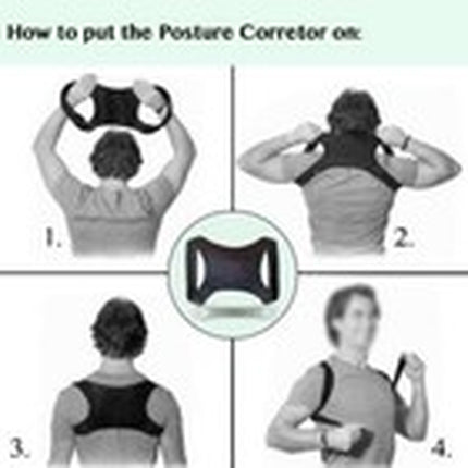 Posture Corrector Body Brace Bad Back Lumbar Shoulder Support Belt Women Men UK