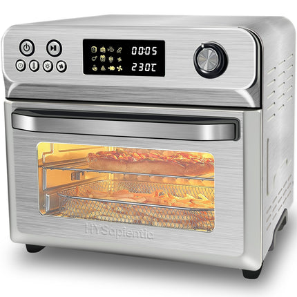 24L Air Fryer Oven with Rotisserie Digital Knob 1800W 10In1 Airfryer