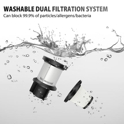 6000W Cordless Vacuum Cleaner Hoover Upright Lightweight Handheld Bagless Home