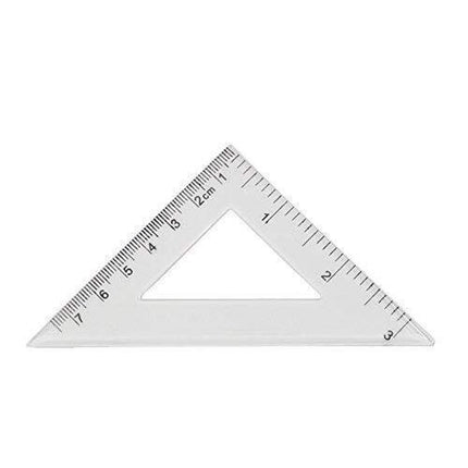 Maths Geometry Set X 4 School Office Measurement Protractor Set Square Ruler