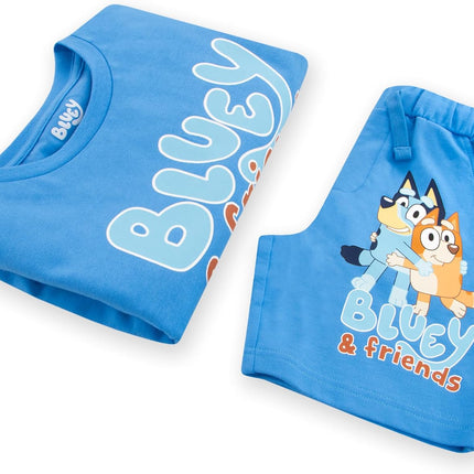Outfit | Bingo Boys Shorts and and T Shirt | Boys' Outfits & Clothing Sets | Soft Cotton Boys Summer Clothes | Ages 18 Months to 8 Years
