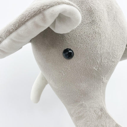 Plush Elephant Head Wall Decoration Ornament Hanging Stuffed Kids Room Toy Gift