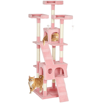 Cat Tree Kitty Activity Play Centre, Scratching Scratcher, 173Cm