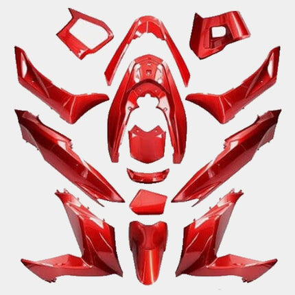 COMPLETE PANEL FAIRING SET Aftermarket to Fit Honda PCX 125 2014 - 2017 - RED