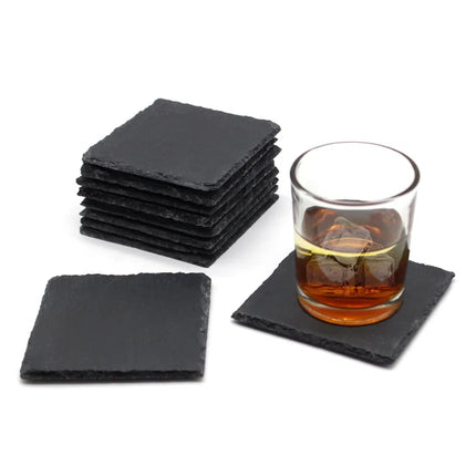 Stoneware Square 4 Piece Coaster Set