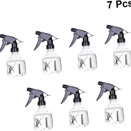 7Pcs Sturdy Plastic Continuous Spray Bottle Reusable Hairdressing Haircut Sprayer