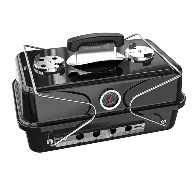 Portable BBQ Charcoal Grill with Foldable Legs Ideal for Camping & Travel