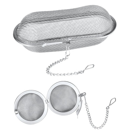 2Pcs Ultrasonic Cleaner Baskets, Fine Mesh Stainless Steel Parts Cleaning Basket