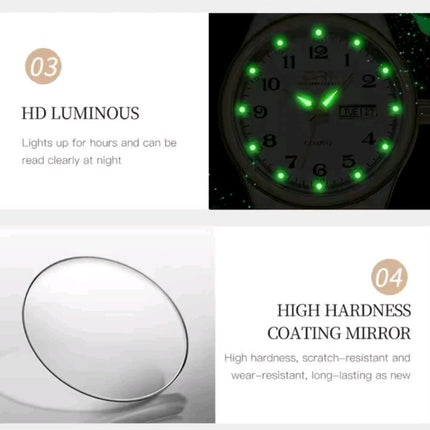 Ladies Luxury Silver Wristwatch Waterproof Stainless Steel Elegant Quartz Watch