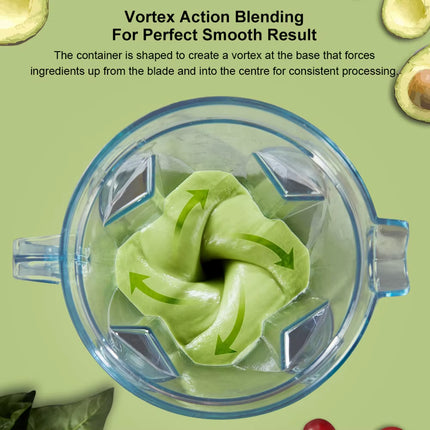 【7 Years Warranty】Bpa Free Heavy Duty Professional Commercial Bar Blender Food Mixer Juicer Ice Crusher Smoothie Maker Max 2200W
