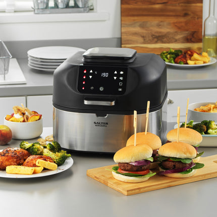 Salter Digital Air Fryer 5 in 1 Electric Cooker Aero Grill Pro 6L Capacity 1750W