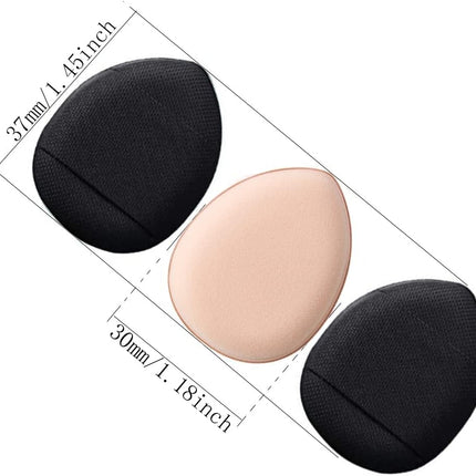 20 Pcs Finger Powder Puff Band Handle Makeup Blender Sponge Ultra Soft Mini Powder Puff for Foundation Concealer Cosmetic Foundation Sponge Mineral Powder Wet Dry Makeup Tool