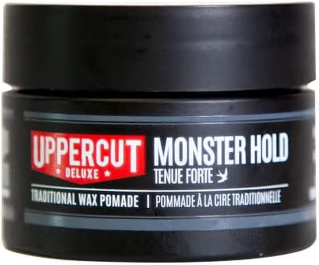 Monster Hold Pomade Midi, Heavy and Strong Hold Wax Based Product, Long Lasting and Reworkable for Traditional or Bolder Styles 30G