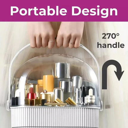 Cosmetic Storage Organiser Makeup Three Layer Skincare Display Case Box