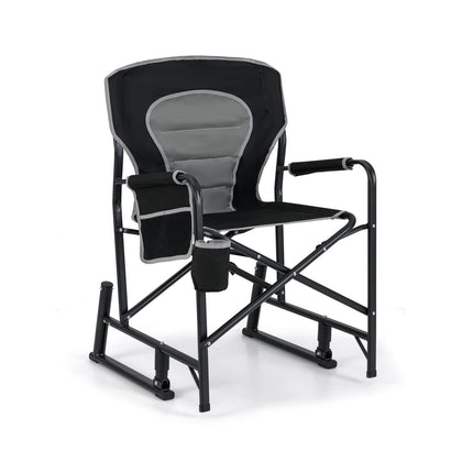 Outdoor Rocker Camping Chair Portable Foldable Rocking Chair