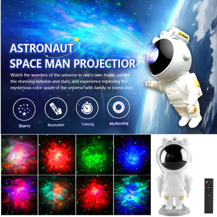 Astronaut Star Projector Galaxy Night Light Starry Nebula Space Projector Lamp
