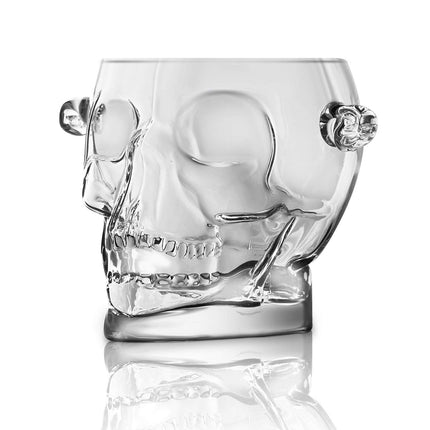 Ice Bucket Wine Cooler Champagne Beer Brainfreeze Glass Skull Party Bar Gift UK
