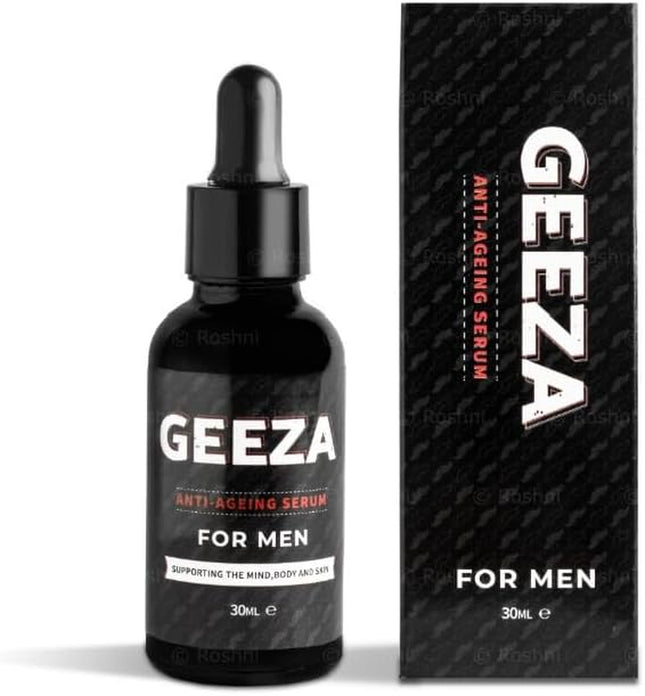 Men'S anti Ageing Facial Serum with Hyaluronic Acid & Retinol - Reduce Fine Lines & Wrinkles