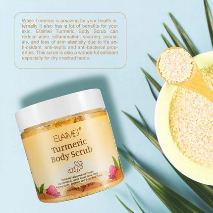 Body Scrub Salt Body Scrub, Natural Exfoliation for Face and Body, Effectively Remove Dead Skin, Nourish the Skin, against Cellulite Shower Exfoliating Women Men, 250 Ml