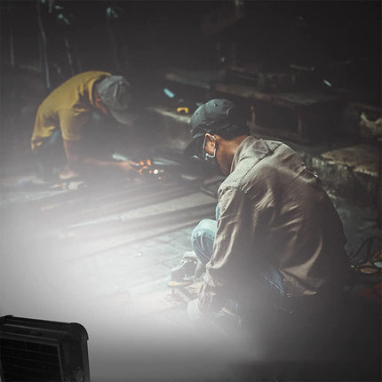 1500W LED Work Light Solar Powered Cordless Portable Outdoor Light 6000Mah USB