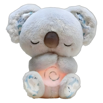 Sound Machine Soothe 'N Snuggle Otter Portable Plush Baby Toy with Sensory Details Music Lights & Rhythmic Breathing Motion