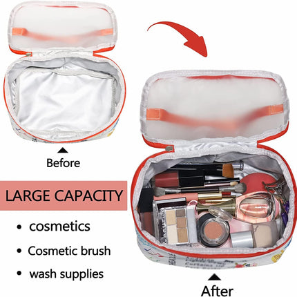 Rocky Horror Characters Cosmetic Case Picture Show Gift Movie Series Fans Gift Rocky TV Show Makeup Bag for Women