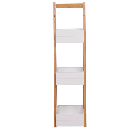 HOMCOM 3 Tier a Frame Bathroom Shower Caddy Storage Unit Shelving Organizer