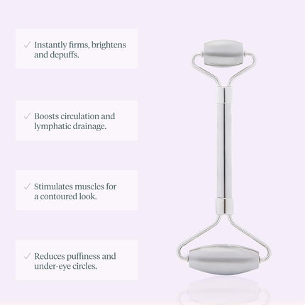 Liquid Gym Facial Roller, Stainless Steel Face Roller Massager for Puffy Eyes and Dark Circles, Face Sculpting Tool