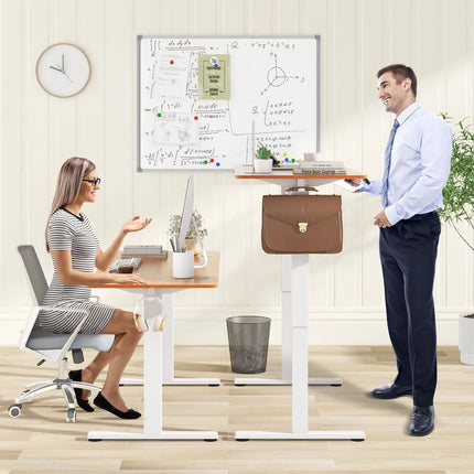 140 X 60 CM Height Adjustable Standing Desk with 3 Memory Heights