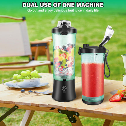 Mini Electric Blender Wireless Portable Juice Bottle USB Rechargeable Juicer Cup
