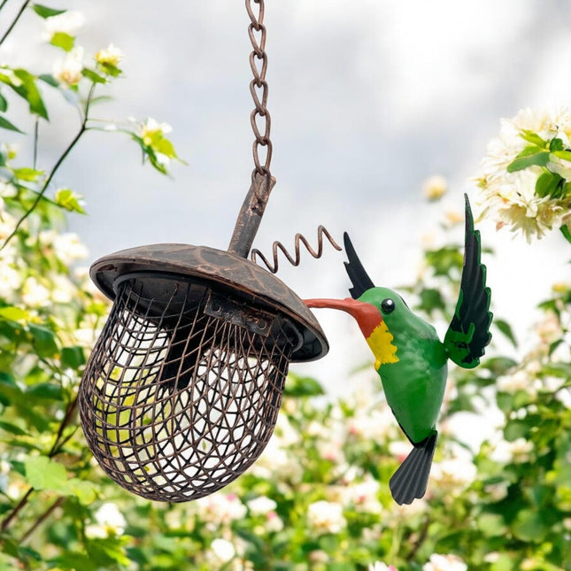 Acorn Shaped Metal Bird Feeder Nuts & Seeds Hanging Animal Feeder Garden Decor
