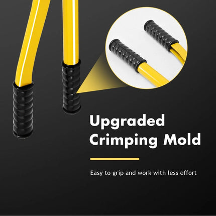 16 Tons 11 Dies Hydraulic Wire Terminal Crimper Tool with Carry Case