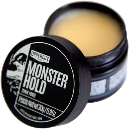 Monster Hold Pomade Midi, Heavy and Strong Hold Wax Based Product, Long Lasting and Reworkable for Traditional or Bolder Styles 30G