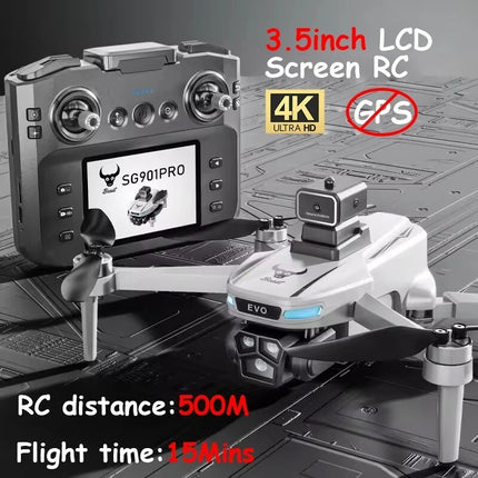 Drone 8K Professional GPS HD Camera Drones 5G WIFI FPV Video 4K UAV 5.9 Inch Lar