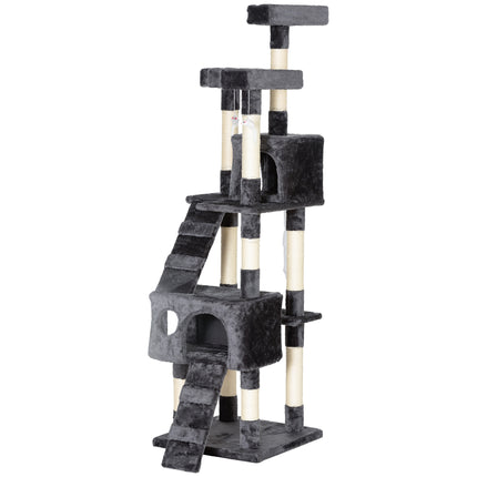 Cat Tree Kitty Activity Play Centre, Scratching Scratcher, 173Cm