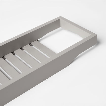 OHS Wooden Bath Tub Rack Storage Bathroom Caddy Shelf Tray Soap Holder Tidy Unit