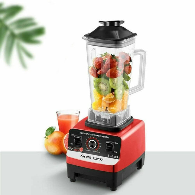 Blender Smoothie Maker 4500W Powerful Jug Blender for Kitchen, 2L Container+Cups