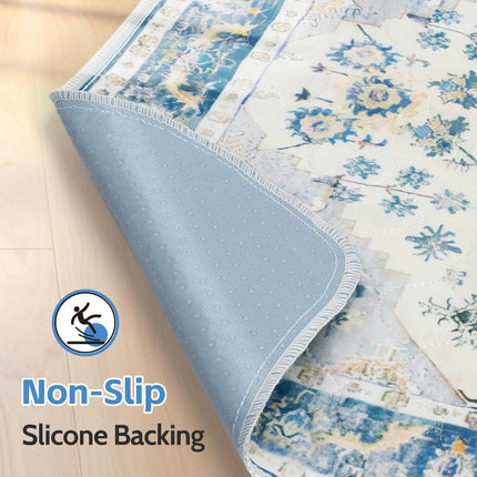 Washable Pee Pads for Dogs 2 Pack Reusable Puppy Training Pads 24"X18" Super Absorbent Waterproof Dog Training Pads, Non-Slip Potty Pads Whelping Pads Litter Mat Pet Supplies Blue