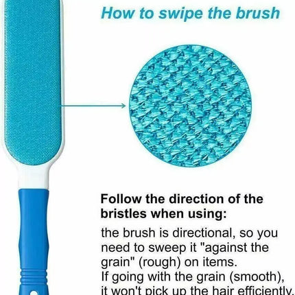 Reusable Pets Dog Cat Hair Remover Sofa Clothes Lint Cleaning Brush Fur Remover