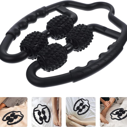 Foam Manual Roller Massager Muscle Massage Roller Massager Roller for Neck Shoulder Legs Arms Back Muscle