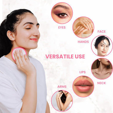 3-Layers Reusable Makeup Remover Pads - Organic Bamboo Cotton Pads with Drawstring Bag, Eco-Friendly Cleansing Face Pads - Makeup Remover for All Skin Types (Brown, 20 Pads Set)