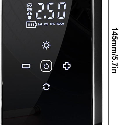 Cordless Digital Rechargeable Car Tyre Inflator USB Tire Air Compressor Pump Kit