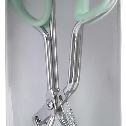 Eyelash Curler Light Blue – Spring Action for Long Lasting, Extra Wide Eyelash Curl, Comes with Two Replacement Silicone Pads.